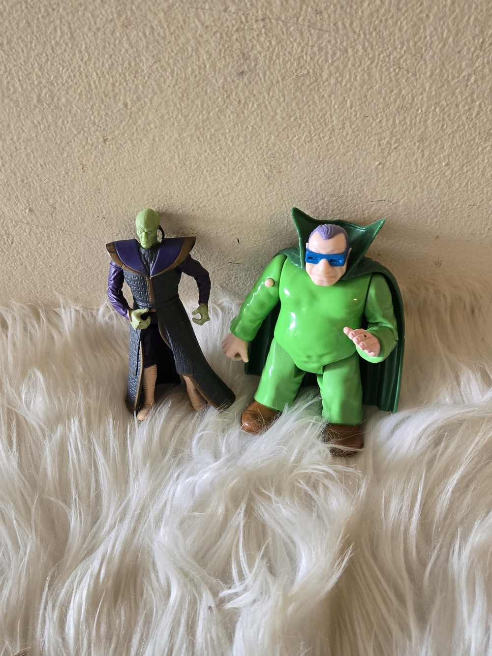 Vintage 1996 Prince Xizor and 1994 Mole Man Superhero Kids Costume Cape & Suit